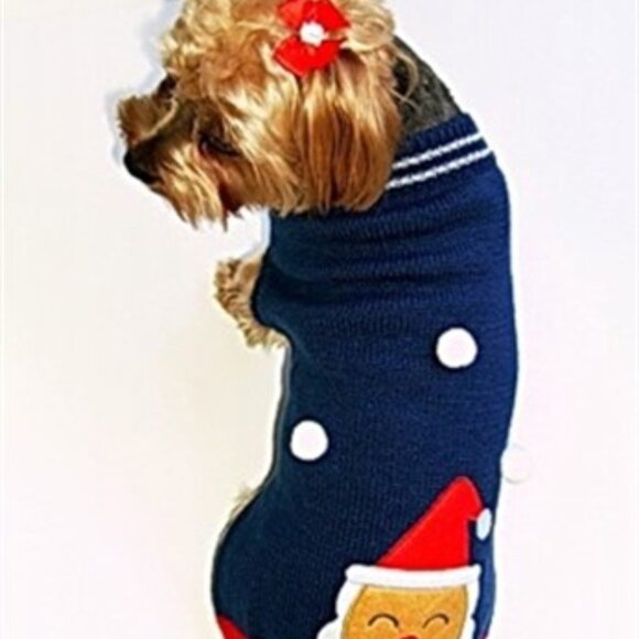 Santa in the Snow Sweater - Size 8 inch - NEW - Picture 3 of 3